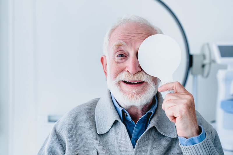 older man that is a candidate for rle surgery