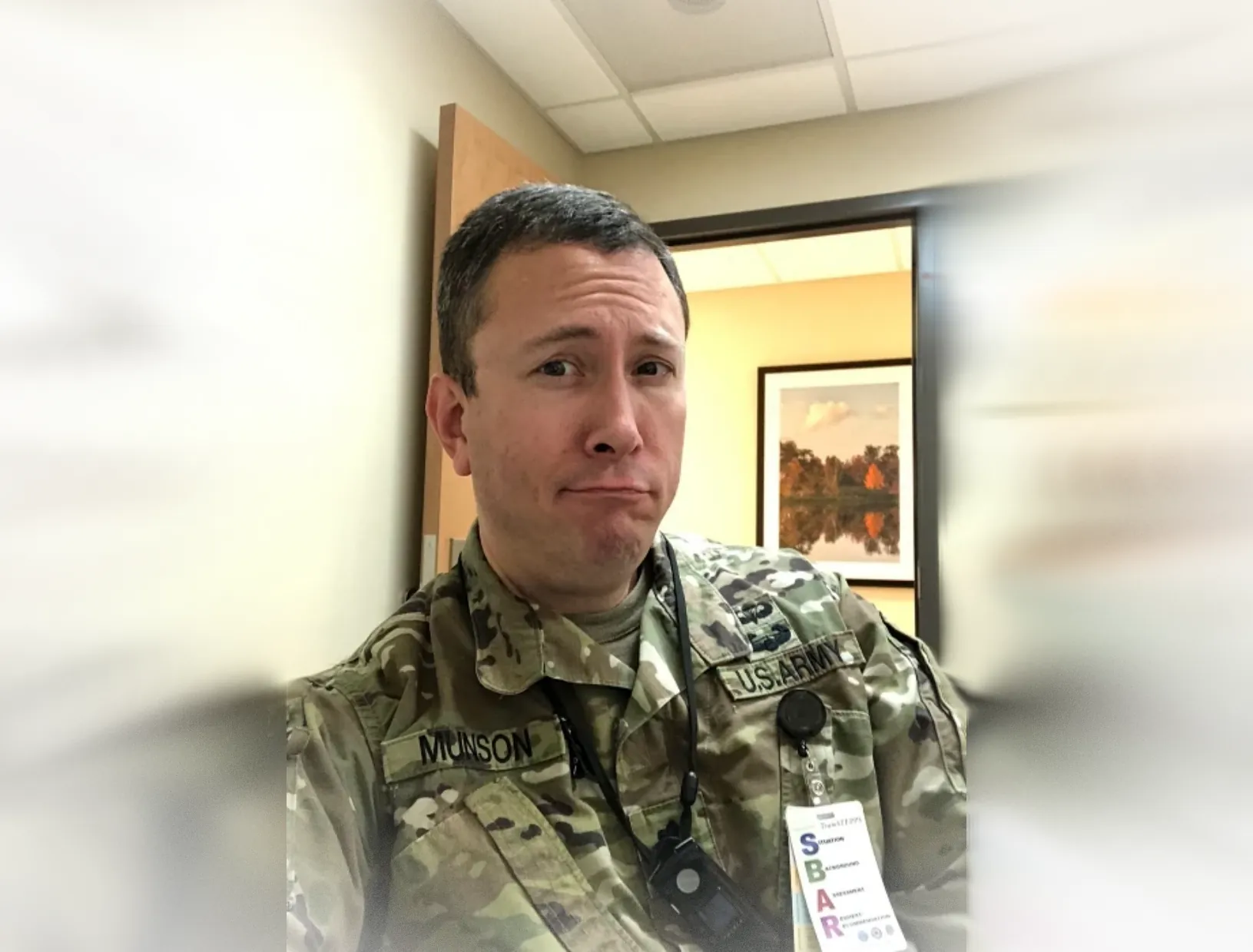 Dr Munson in Army uniform